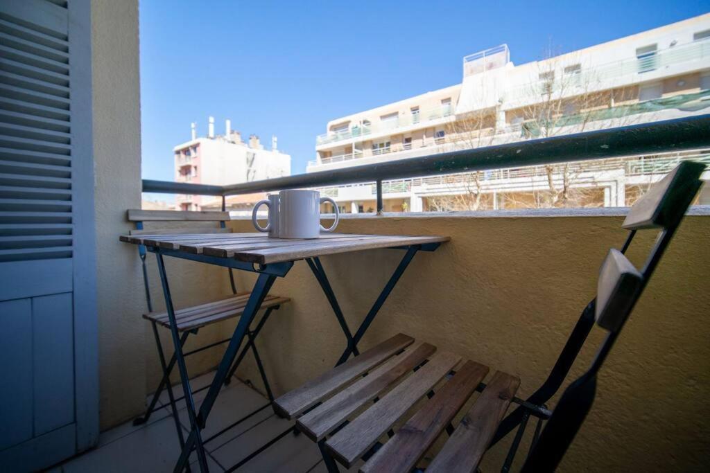 Appartement Tout Equipe Balcon 4 Pers St Charles Marseille Kültér fotó